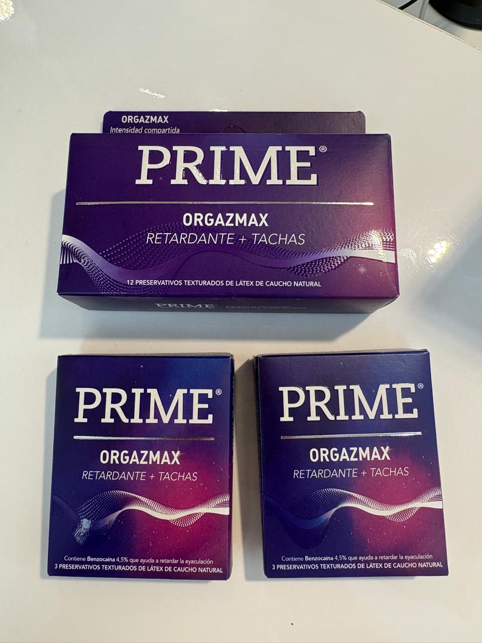 PRIME PRESERVATIVOS ORGAZMAX X3un