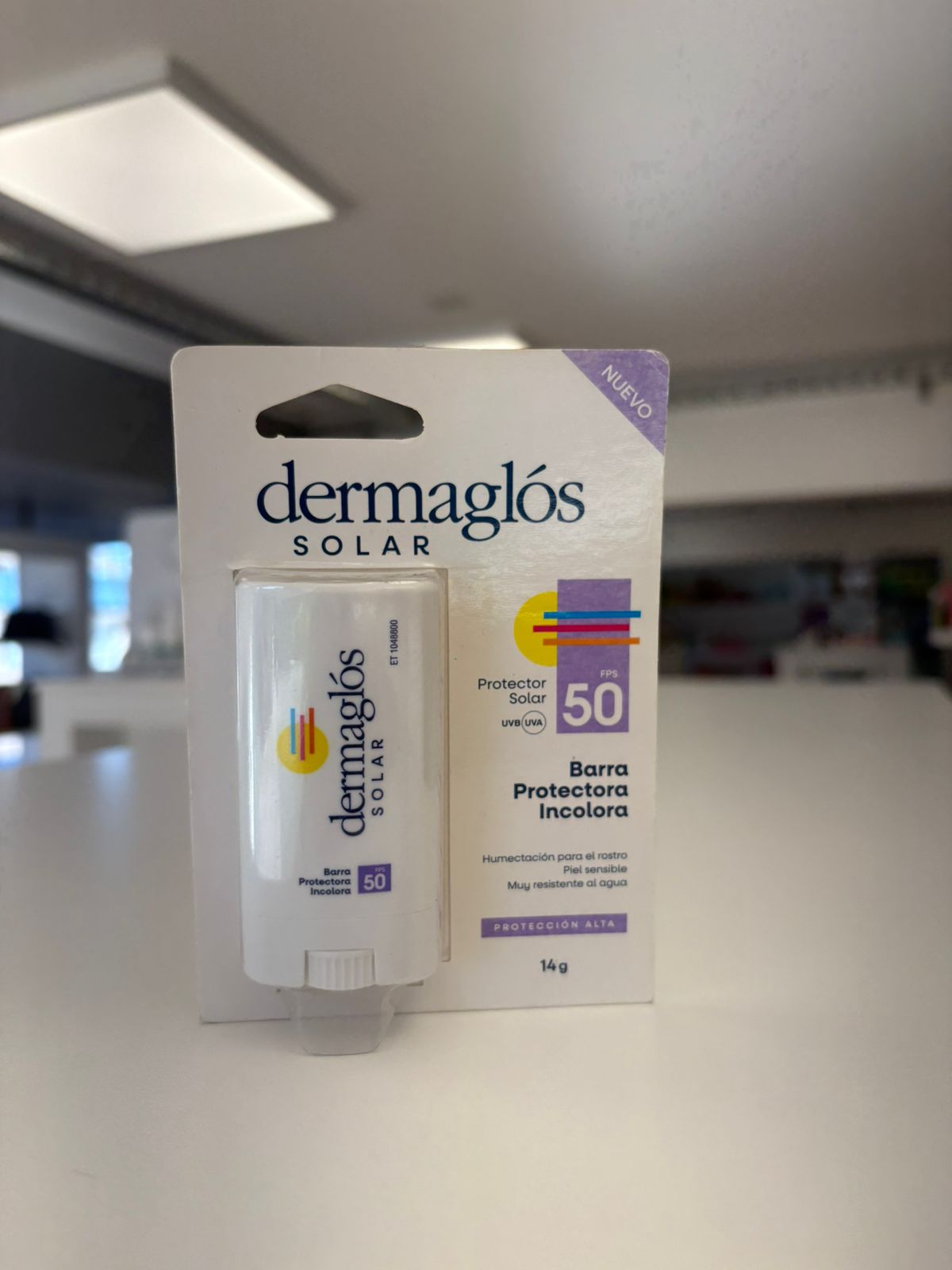 Barra Protectora Dermaglos Con Fps 50 X 14 Gr